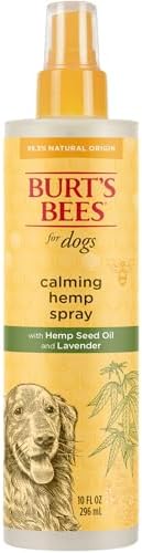 Burt's Bees for Pets Calming Dog Spray, Hemp Seed Oil & Lavender, 10 Fl Oz