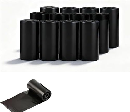 Black Dog Poop Bags Rolls,Cat Poop Bags(180 Count)