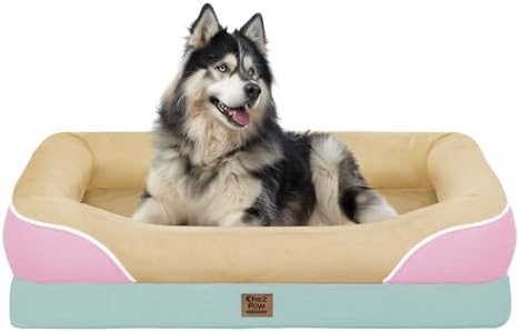 Chez Paw Orthopedic Washable XXL Dog Bed for Extra Large Dogs