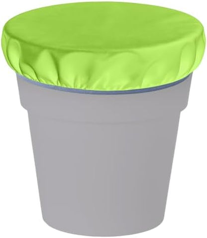 2-5 Gallon Horse Bucket Cover, Waterproof Horse Feed Bucket Cover, Lightweight and Easy to Use (Excluding Bucket, Neon Green)