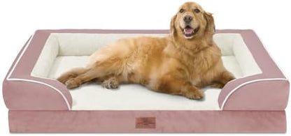 Comfort Expression Waterproof Orthopedic Dog Bed for Extra Large Dogs