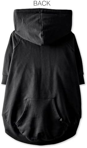Pet Passion Rocky II Dog Hoodie, Black, X-Large