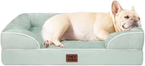 EHEYCIGA Orthopedic Small Dog Bed, Waterproof Memory Foam Washable Pet Beds