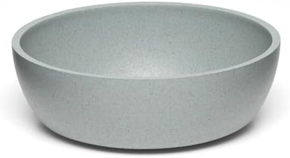 Loving Pets - Dolce Bamboo - Eco-Friendly Pet Bowls & Dishes for Dog, Cats, Puppy Food and Water Bowl -Sustainable and Dishwasher Safe, Made with Real Bamboo (Small, Slate-Grey)