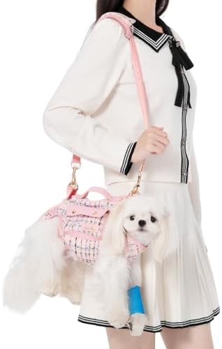 Wakytu Dog Lift Harness Dog Carrier Sling for Small Dogs & Cats,XS