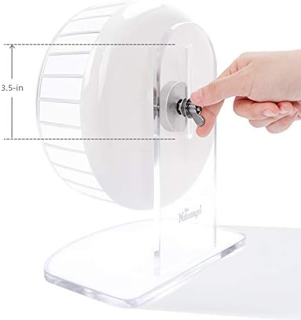 Niteangel Super-Silent Hamster Exercise Wheel: Quiet 8.2 inch Running Wheel