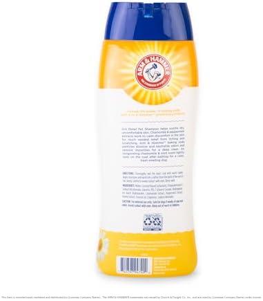 Arm & Hammer Itch Relief Dog Shampoo, Chamomile & Peppermint, 20 Fl Oz