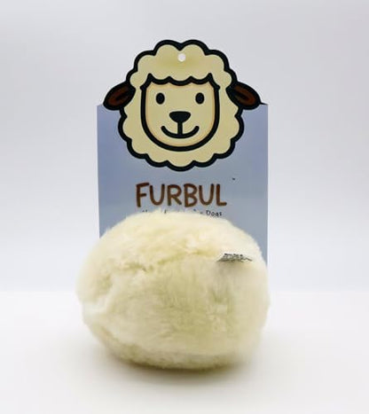 Real Sheepskin Snuggle Ball for Dogs