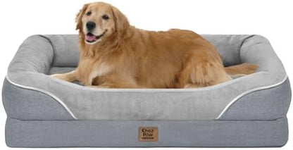 Chez Paw Waterproof Orthopedic XL Dog Bed for Large and Extra Large Dogs