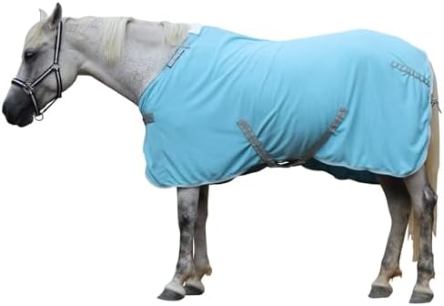 LEAFOREST Horse Fleece Blanket Exercise Cooler Liner Soft Moisture Wicking