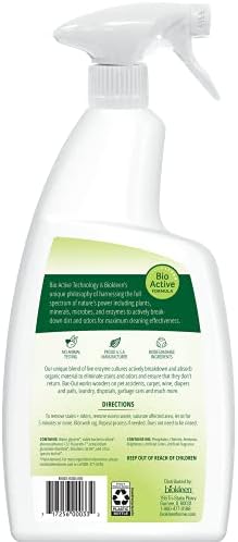 Biokleen Bac-Out Enzyme Cleaner Spray and Stain & Odor Remover for Pet Stains, Laundry, Diapers, Wine, Carpets, & More, Eco-Friendly, Non-Toxic, Lime Scent, 32 Ounces