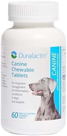 PRN Pharmacal Duralactin Canine Chewable Tablets, Vanilla, 60 Count