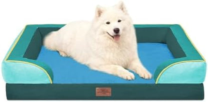 Comfort Expression Orthopedic Dog Beds for Large Sized Dog with Bolster