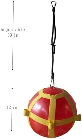 Horse Treat Ball & Horse Stall Toys (Red)