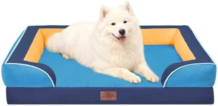 Comfort Expression Orthopedic Dog Beds for Large Sized Dog with Bolster