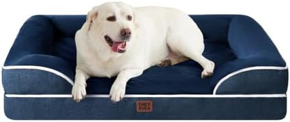 EHEYCIGA Orthopedic XXL Dog Bed, Waterproof Washable XL Big Pet Bed 46"