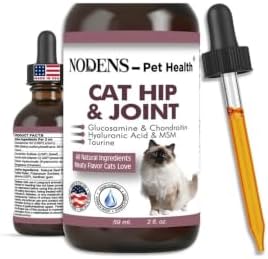 NODENS Cat Hip and Joint Liquid Glucosamine for Cats with Chondroitin