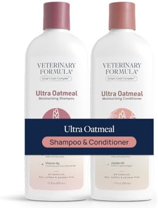 Veterinary Formula Ultra Oatmeal Shampoo + Conditioner Bundle, 17 oz Each