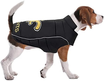 Pets First Pets NFL Licensed Dog & Cat Vest Pet Puffer Down Coat Jacket, Team Color, Small US