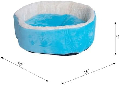 Armarkat Pet Bed, 14-Inch Diameter C12HTL/MB, Ivory