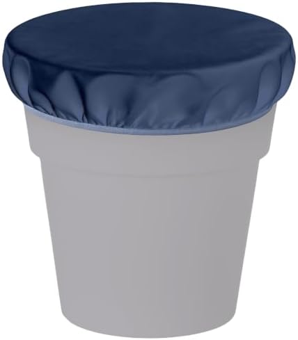 2-5 Gallon Horse Bucket Cover, Waterproof Horse Feed Bucket Cover, Lightweight and Easy to Use (Excluding Bucket, Navy Blue)