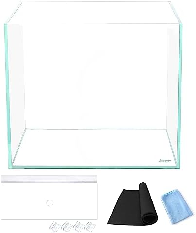Allcolor Artisan Grade Ultra Clear Rimless Aquarium Tank (4.6Gal)