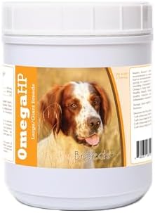 Healthy Breeds Irish Red and White Setter Omega HP Fatty Acid Skin and Coat Support Soft Chews 90 Count