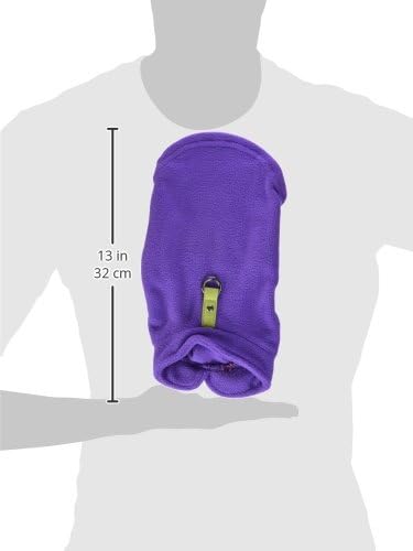 Gooby Fleece Vest Dog Sweater, Lavender, Small