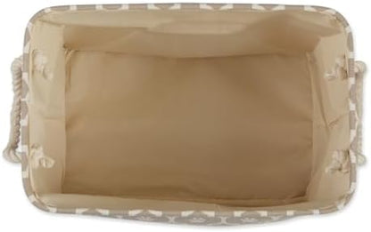 Bone Dry 6192 Pet Storage Collection Lattice Paw Print, Medium Rectangle, Stone