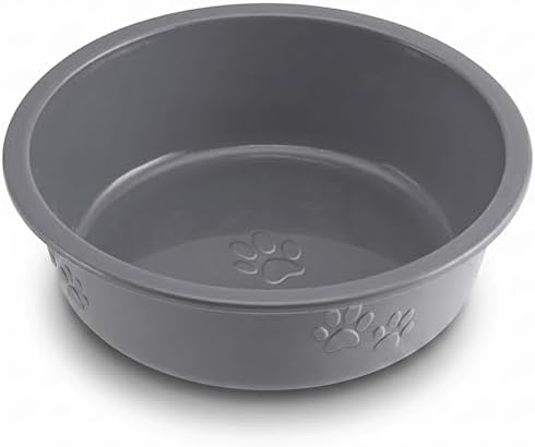 Loving Pets Dolce Luminoso Dog Bowl, Small, Silver