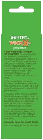 Worm X Plus 7 Way Liquid Dewormer for Dogs 2 oz Broad Spectrum Canine Anthelmintic Suspension Removes Hookworms and Roundworms for Dogs Up to 120 lbs