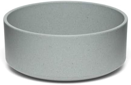 Loving Pets - Dolce Bamboo - Eco-Friendly Pet Bowls & Dishes for Dog, Cats, Puppy Food and Water Dish -Sustainable and Dishwasher Safe, Made with Real Bamboo (Medium, Slate-Grey)