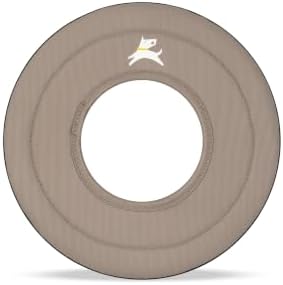 OllyDog Mini Super Flyer, Dog Flying Disc – Floating Fetch Toy, Soft on Teeth, Eco-Friendly Recycled Material, Lightweight, for Small & Medium Dogs (Dune, 9")