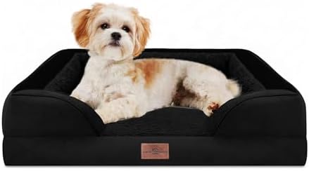 Comfort Expression Waterproof Orthopedic Dog Bed for Medium Size Dog