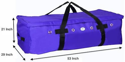 Majestic Ally 1200 D Nylon Fabric Large 44” x 20” x 16” and Extra Large 52" x 27" x21" Heavy-Duty Hay Bale Storage Bag (Purple, X-Large)