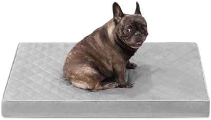 NUPIDA Orthopedic Medium Dog Bed for Crate with Washable Cover, 29x18
