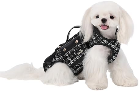 Wakytu Dog Lift Harness Dog Carrier Sling for Small Dogs & Cats,L
