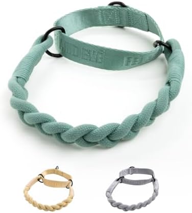 Fei & Eve Hand-Braided Martingale Dog Collar