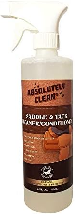 Absolutely Clean Amazing Saddle Soap Spray for Leather Cleaning & Tack Cleaner and Conditioner