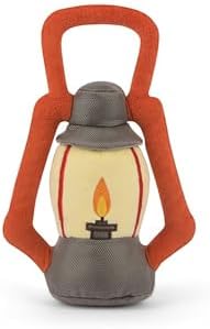 P.L.A.Y. Cute Plush Dog Toys - Camping, Outdoor Themed Durable Squeaker Chew Toy, Great for Puppies & Small, Medium, Large Dogs - Machine Washable, Recycled Materials (Camp Corbin Pack Leader Lantern)