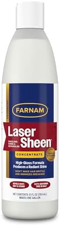 Farnam Laser Sheen Dazzling Shine & Detangler Concentrate for Horses 12 oz