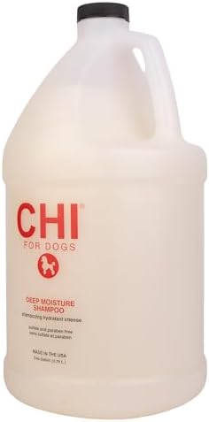 CHI for Dogs Deep Moisture Dog Shampoo, Gallon Size, 128 Oz