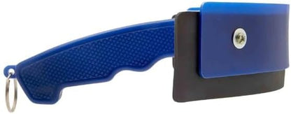 MPMH Plastic Sweat Scraper for Horse, Horse Sweat Scraper Brush Ergonomic Effective Handheld Soft Grip Plastic Rubber (Blue)