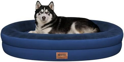 Waterproof Orthopedic Dog Bed for Extra Large Dogs, Navy