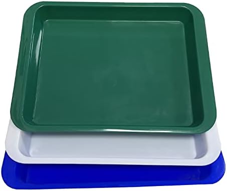 TEYOUYI 3 Pcs Hedgehog Litter Boxes Tray, Plastic Pet Toilet, Small Animal Litter Tray Corner for Guinea Pig Hamster Pig Rabbit Pee (3 Color)