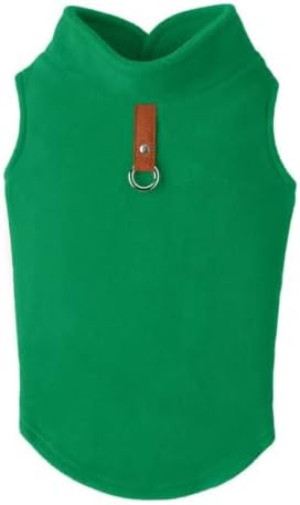 Gooby Fleece Vest Dog Sweater, Green, X-Large