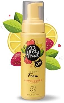 Pet Head Felin' Good Cat No Rinse Foam | Fruity Scent | 6.7 fl. oz.