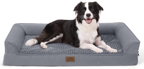 COZY KISS Orthopedic Dog Bed for Extra Large Dogs, U Shaped XL 42x30 inch