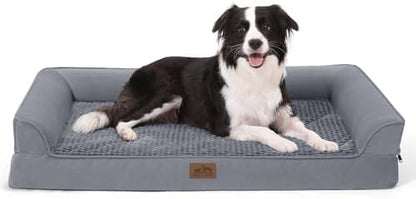COZY KISS Orthopedic Dog Bed for Extra Large Dogs, U Shaped XL 42x30 inch