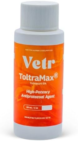 Toltrazuril 10.0% for Horses, Dogs, Cats, 60mL/2 Ounce, for Non-Food Chain Animals